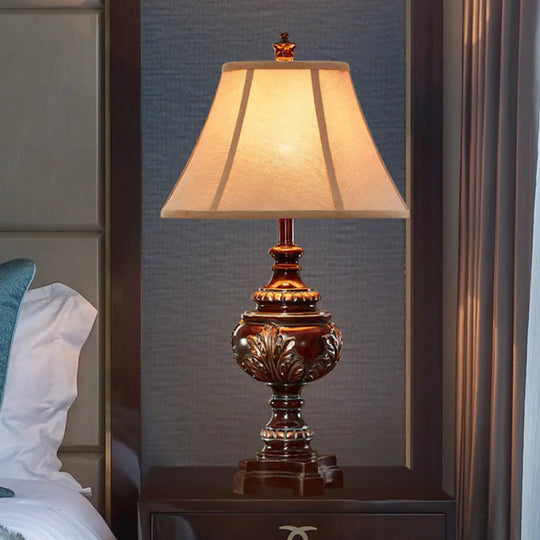 Silvia - Traditional Table Lamp Brown