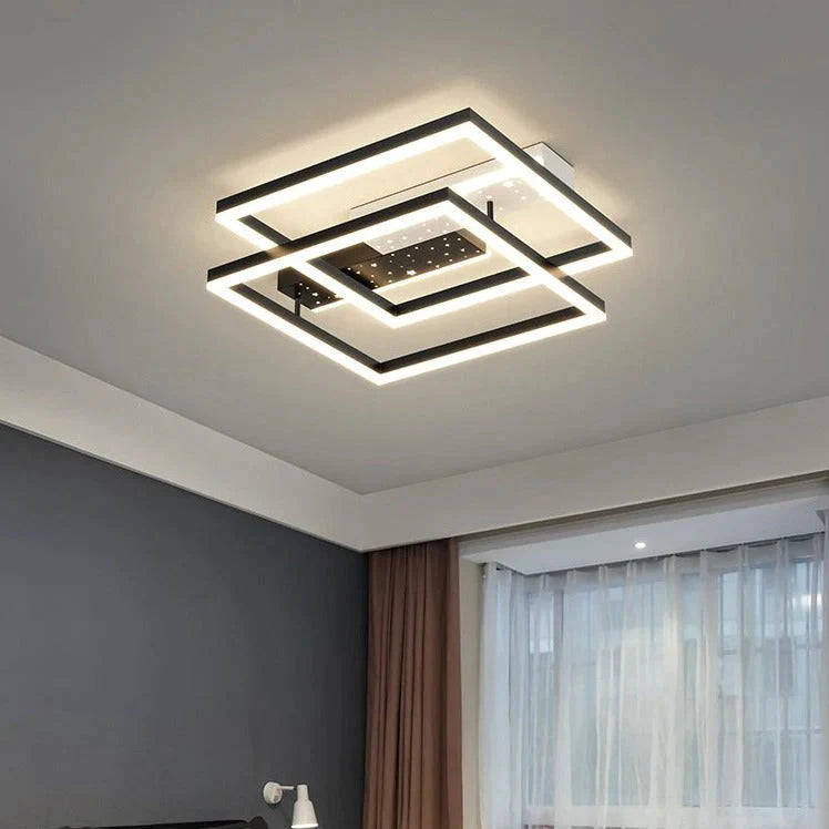 Simple Atmosphere Luxury All Over The Sky Star Led Ceiling Lamp In Living Room