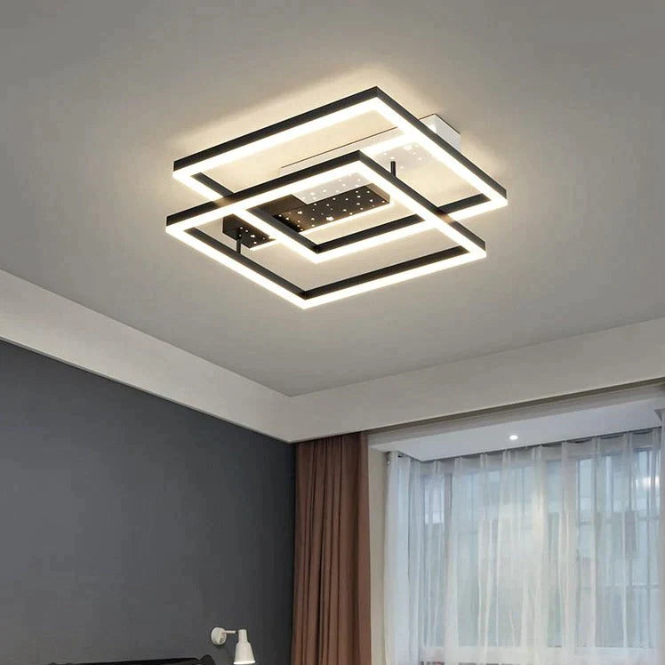 Simple Atmosphere Luxury All Over The Sky Star Led Ceiling Lamp In Living Room