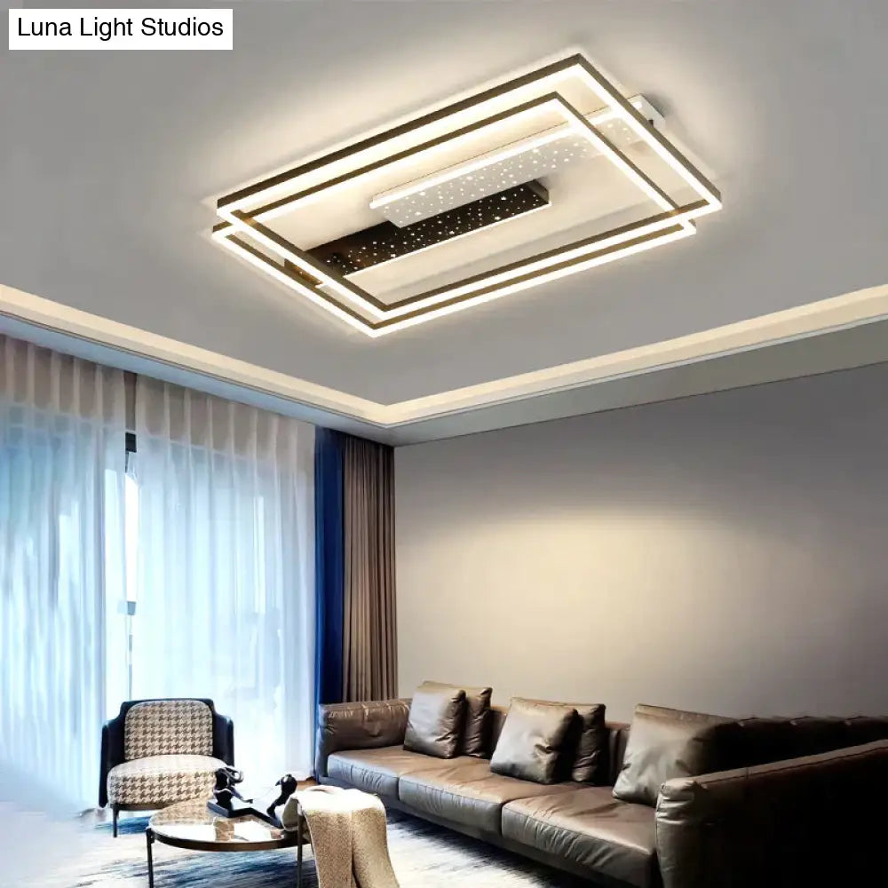 Simple Atmosphere Luxury All Over The Sky Star Led Ceiling Lamp In Living Room