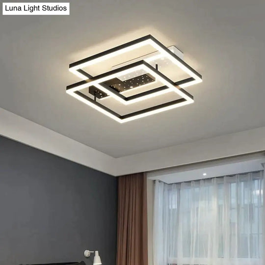 Simple Atmosphere Luxury All Over The Sky Star Led Ceiling Lamp In Living Room