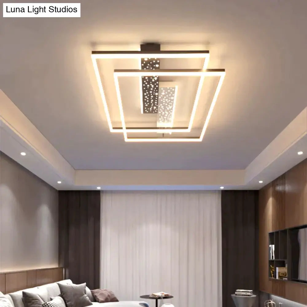 Simple Atmosphere Luxury All Over The Sky Star Led Ceiling Lamp In Living Room