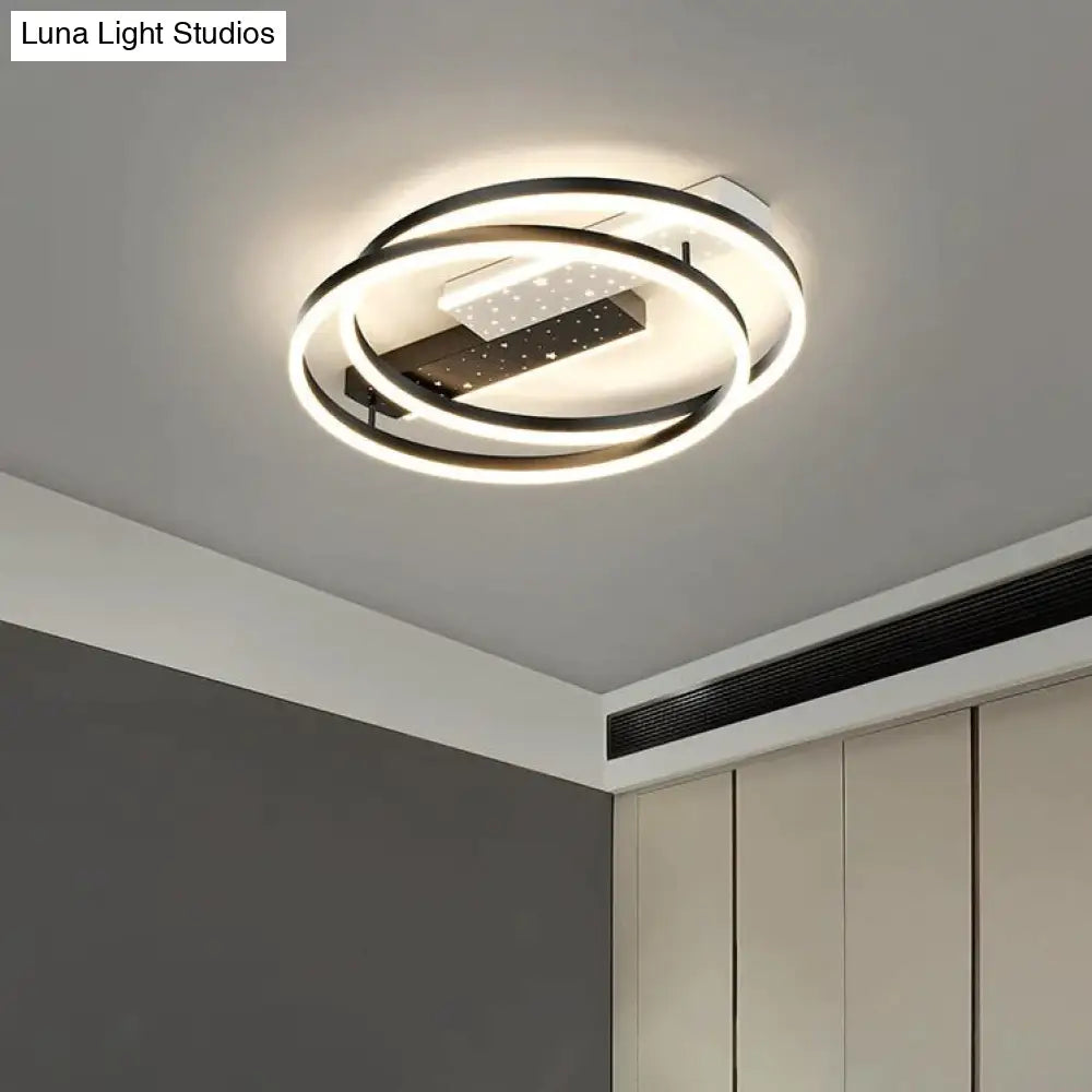 Simple Atmosphere Luxury All Over The Sky Star Led Ceiling Lamp In Living Room