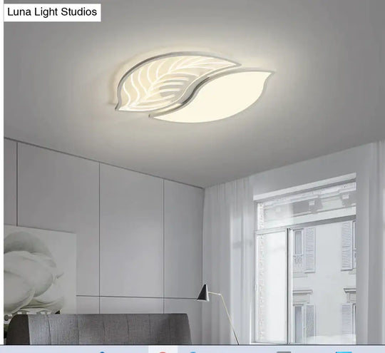 Simple Ceiling Lamp Master Bedroom Room Dining Study Balcony Led Living White / Dia45Cm Light