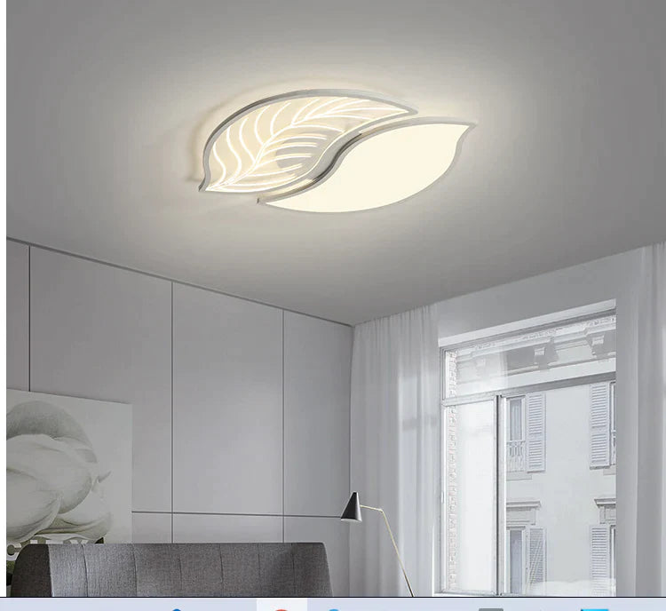 Simple Ceiling Lamp Master Bedroom Room Dining Study Balcony Led Living White / Dia45Cm Light