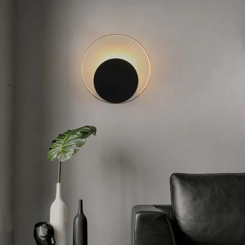 Simple Creative Living Room Wall Lamp After Modern Designer Art Bedroom Bedside Model Room Copper Wall Lamp