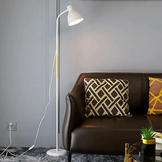 Simple Led Living Room Floor Lamp Study Bedside Lamp Bedroom Floor Lamp