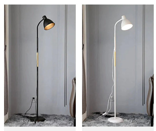 Simple Led Living Room Floor Lamp Study Bedside Lamp Bedroom Floor Lamp