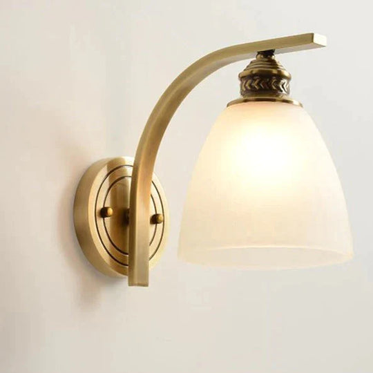 Simple Living Room Lamp Corridor Copper Wall Lamp