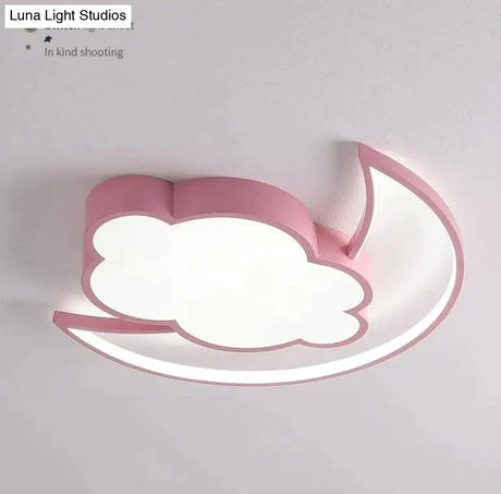 Simple Modern Bedroom Cloud Ceiling Lamp