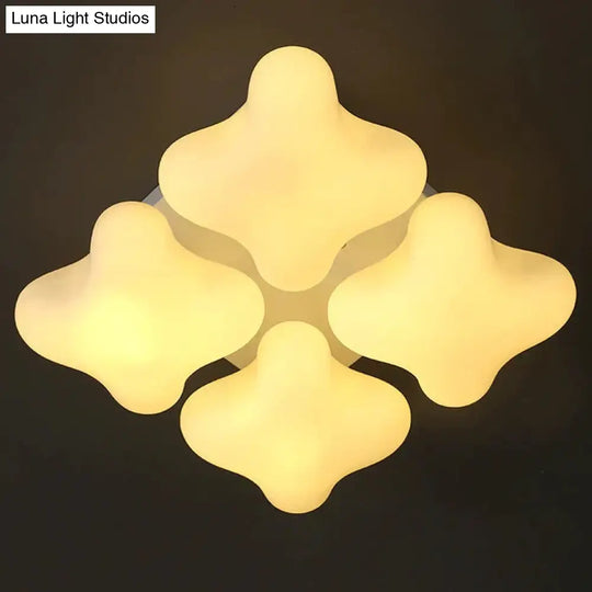 Simple Modern Clover Lamp Nordic Warm Ceiling