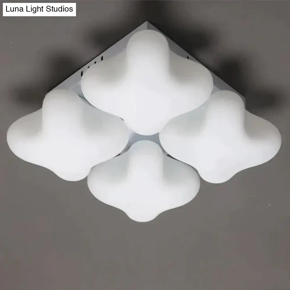 Simple Modern Clover Lamp Nordic Warm Ceiling