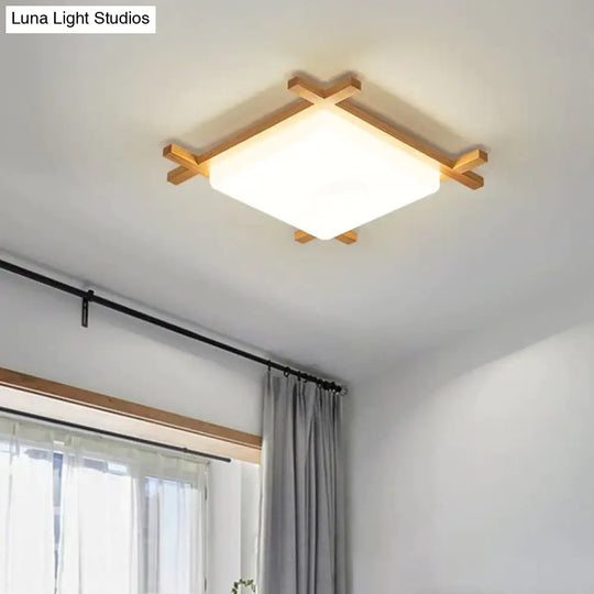Simple Modern Corridor Square Log Led Living Room Lamps As Show / Small Warm Light Ceiling