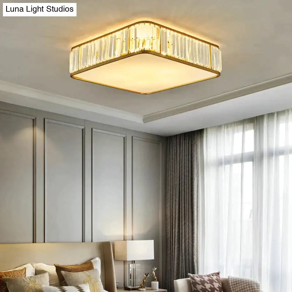 Simple Modern Crystal Lamp Atmosphere Dining Room Bedroom Ceiling