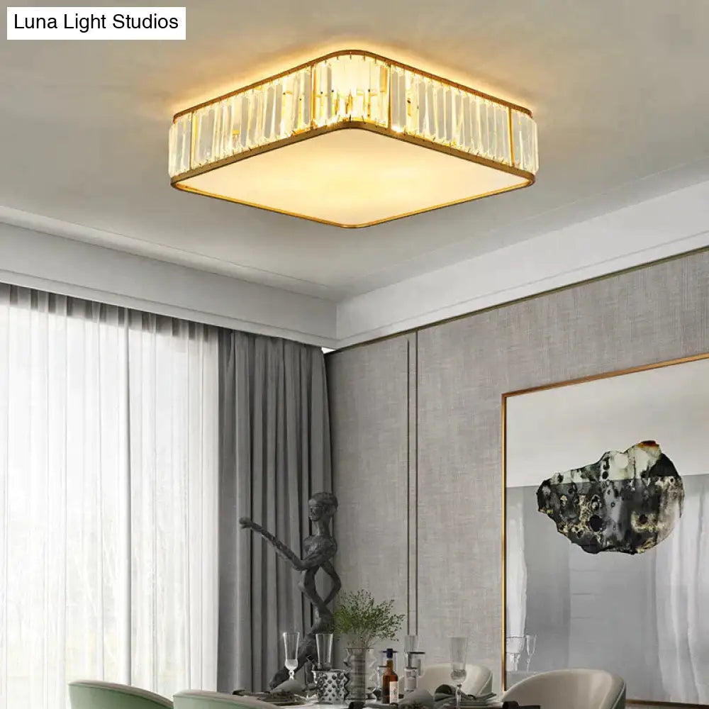 Simple Modern Crystal Lamp Atmosphere Dining Room Bedroom Ceiling