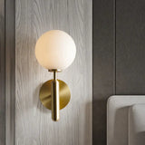 Simple Nordic Modern Bedroom Bedside Copper Wall Lamp Copper Wall Lamps