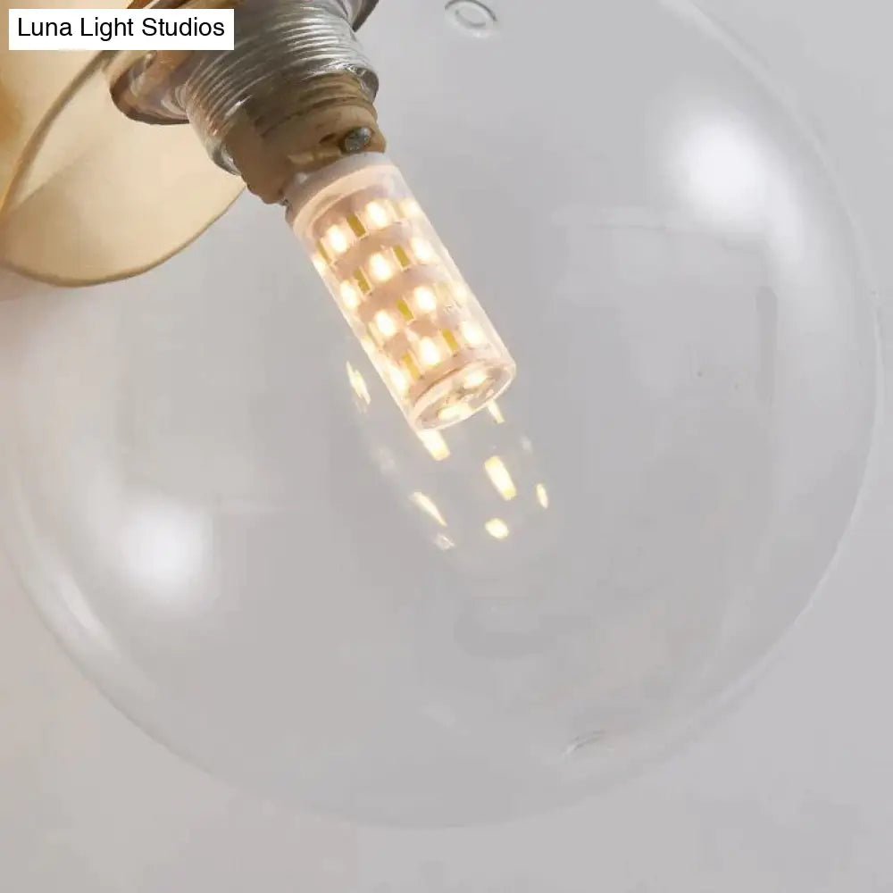 Simple Nordic Wind Bedroom Bedside Corridor Copper Wall Lamp Copper Wall Lamps