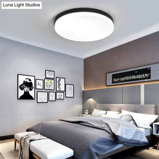Simplicity Acrylic Flushmount Ceiling Light - Circle Design 11’/15’/19’ Diameter Warm/White