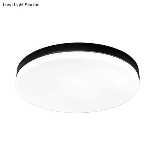 Simplicity Acrylic Flushmount Ceiling Light - Circle Design 11’/15’/19’ Diameter Warm/White