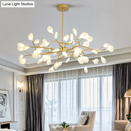 Simplicity Branch Firefly Led Pendant Light Fixture For Living Room