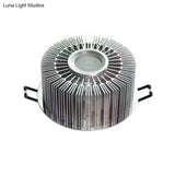 Simplicity Chrome Rgb Led Ceiling Flush Mount Lamp With Round Aluminum Shade
