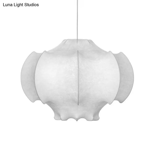 Simplicity Glass Cloud Hanging Lamp - 1 Light Pink/Yellow/Blue Ceiling