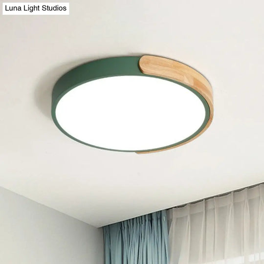 Simplicity Kids Bedroom Led Flush Mount Ceiling Light With Acrylic Circular – Perfect