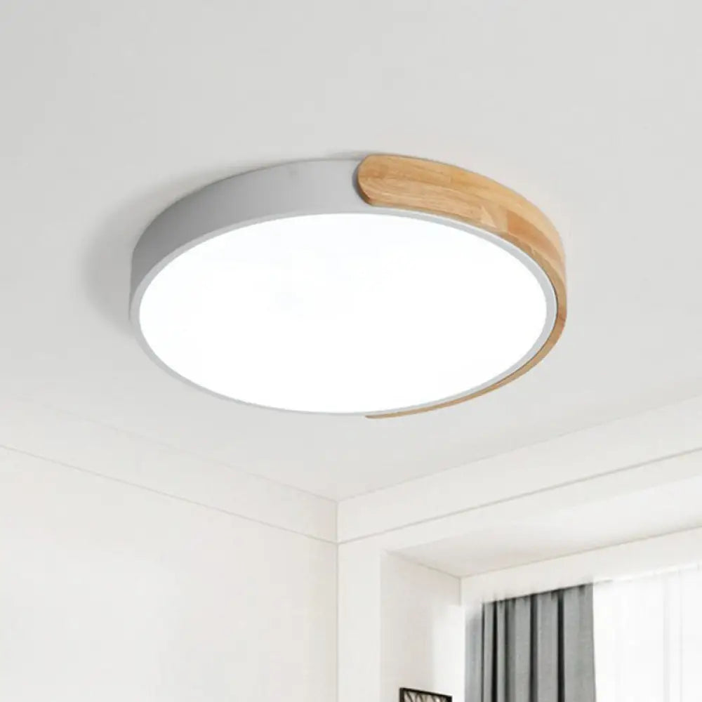 Simplicity Kids Bedroom Led Flush Mount Ceiling Light With Acrylic Circular – Perfect