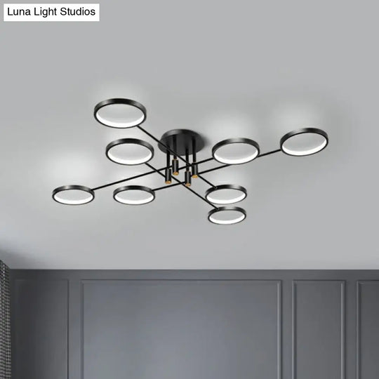 Simplicity Led Ceiling Lamp Modern Living Room Light Fixture