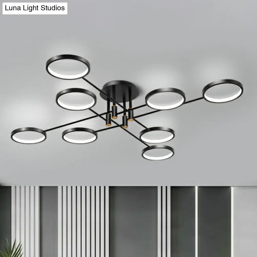 Simplicity Led Ceiling Lamp Modern Living Room Light Fixture