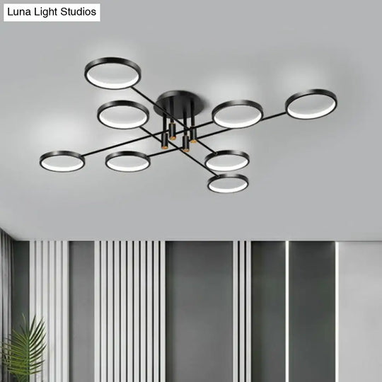 Simplicity Led Ceiling Lamp Modern Living Room Light Fixture