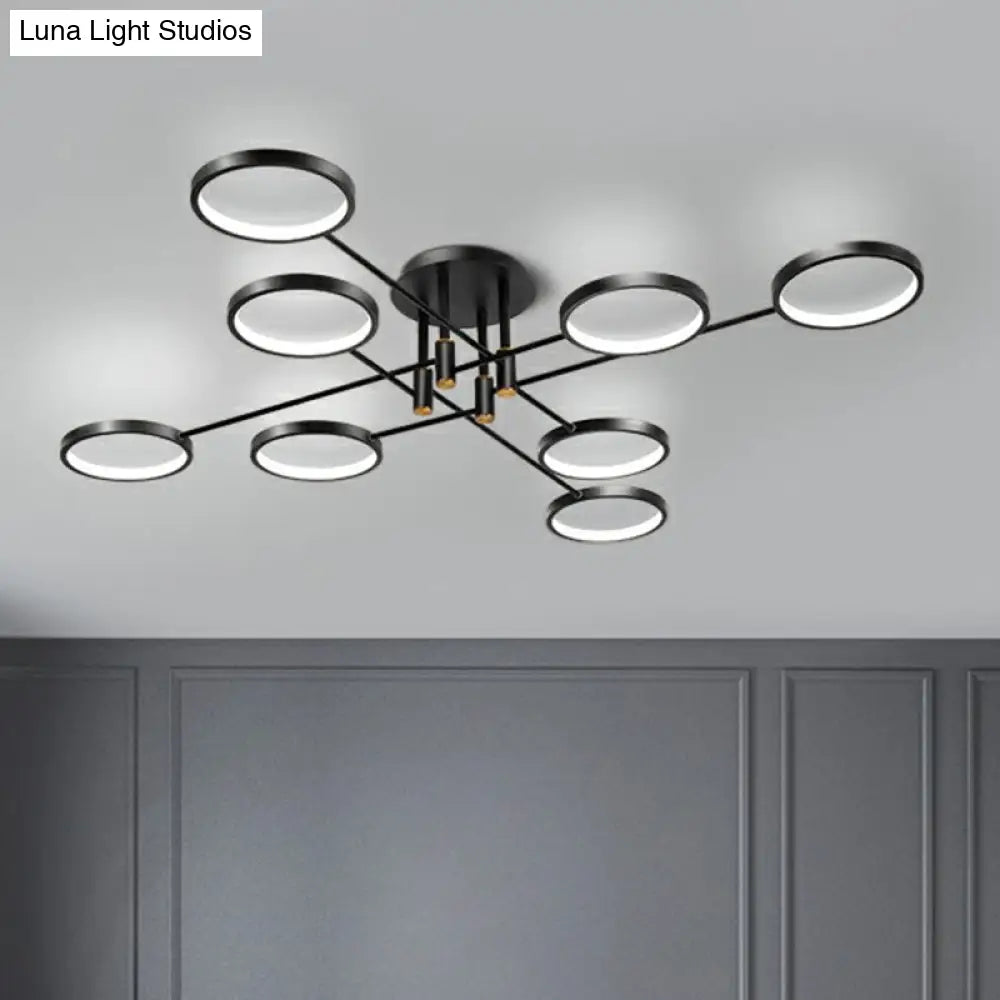 Simplicity Led Ceiling Lamp Modern Living Room Light Fixture