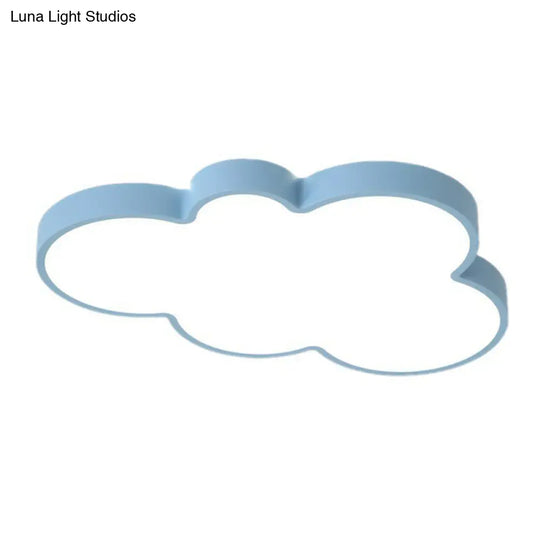 Simplicity Led Cloud Flush Ceiling Light For Kids Bedroom Décor