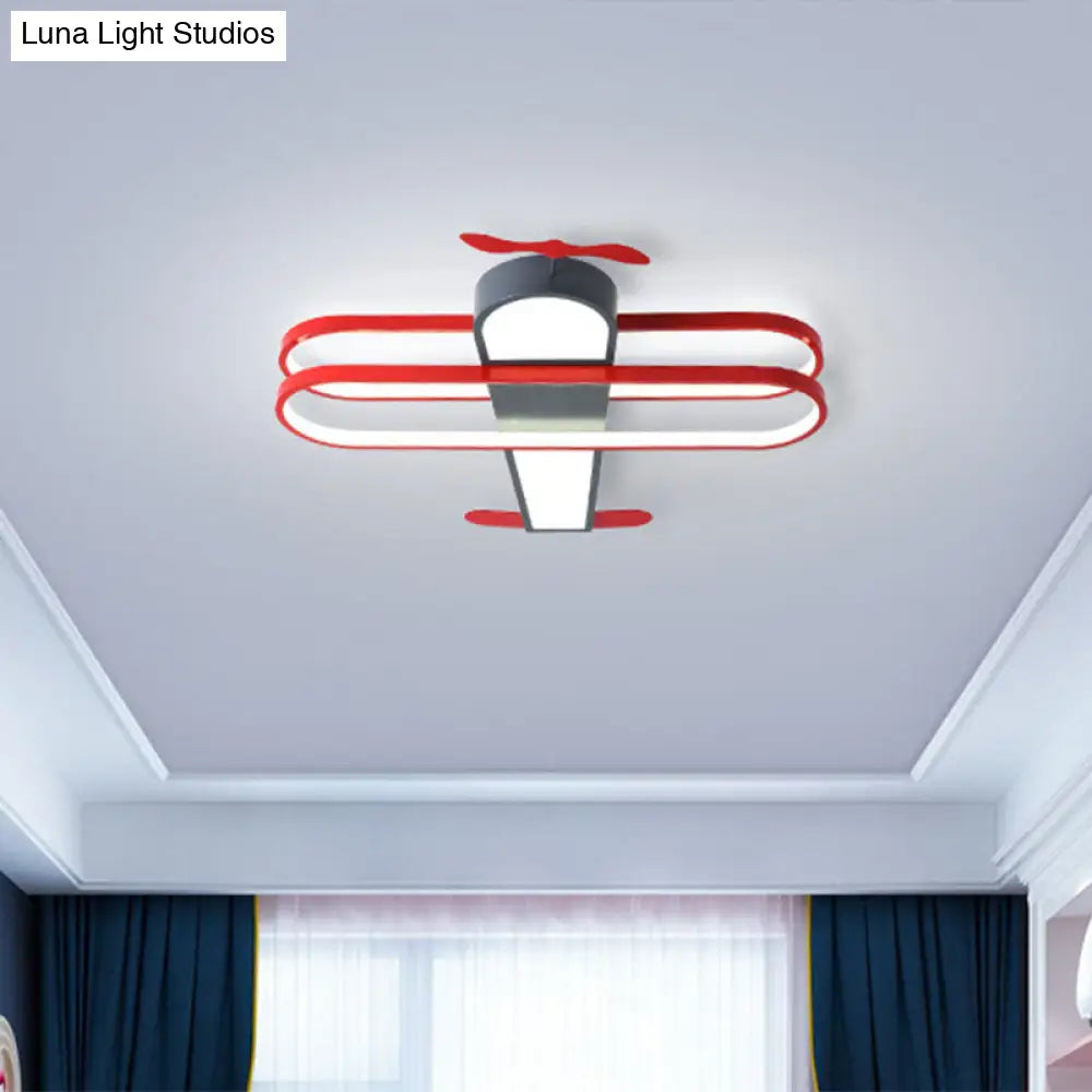 Simplicity Led Flush Mount Ceiling Light - Acrylic Plane Shape For Nursery