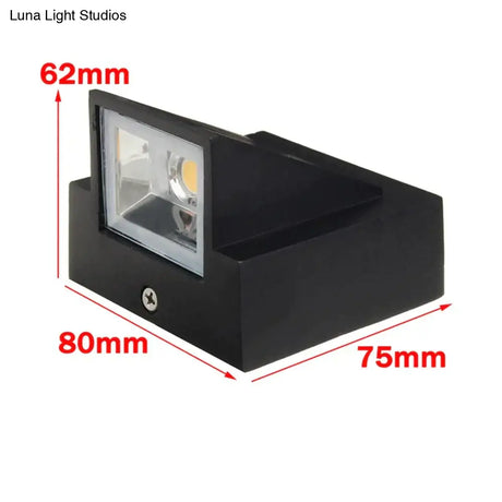 Single Head Led Wall Lamp Waterproof Ip65 Garden Corridor Outdoor Indoor Sconce Light Lamps