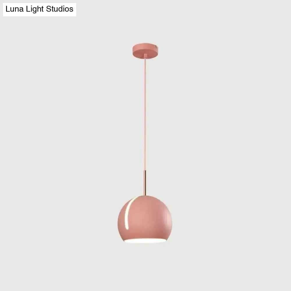Dining Room Pendant Light Kit - Minimalist Hanging Lamp For A Polished Look Pink / Small