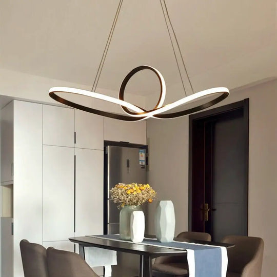 Sleek Acrylic Pendant Ceiling Light With Led Ideal For Dining Room Creating A Simplicity-Inspired