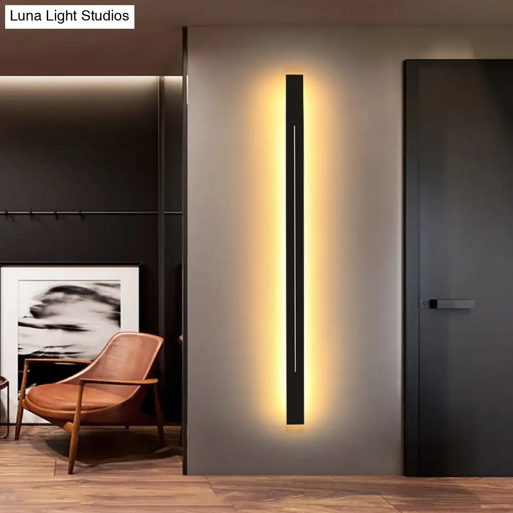 Sleek Bar Shape Led Wall Sconce For Living Room | Simplicity Collection