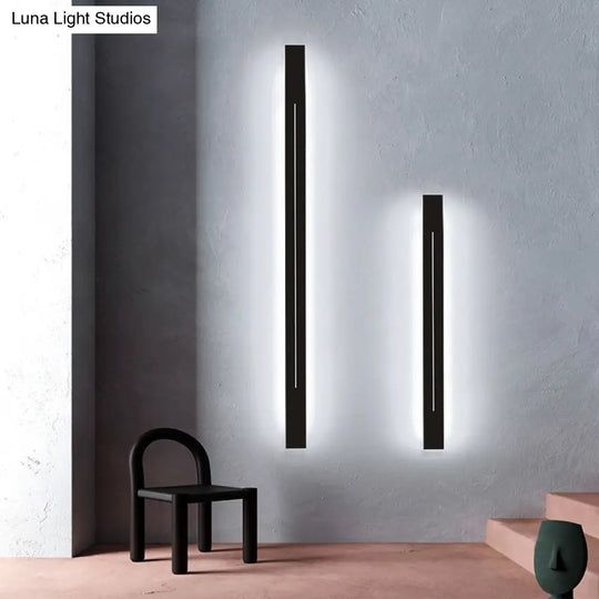 Sleek Bar Shape Led Wall Sconce For Living Room | Simplicity Collection