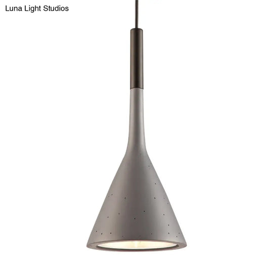 Conical Pendant Light - Simple And Stylish Iron Hanging Lamp