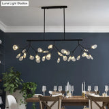 Sleek Firefly Pendant Light: Clear Glass Shade & Led Perfect For Dining Rooms Or Hanging Over An