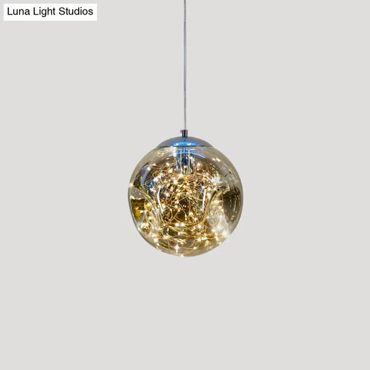 Sleek Geometric Led Pendant Light Suspension Fixture With Clear Glass For A Stunning Bedroom