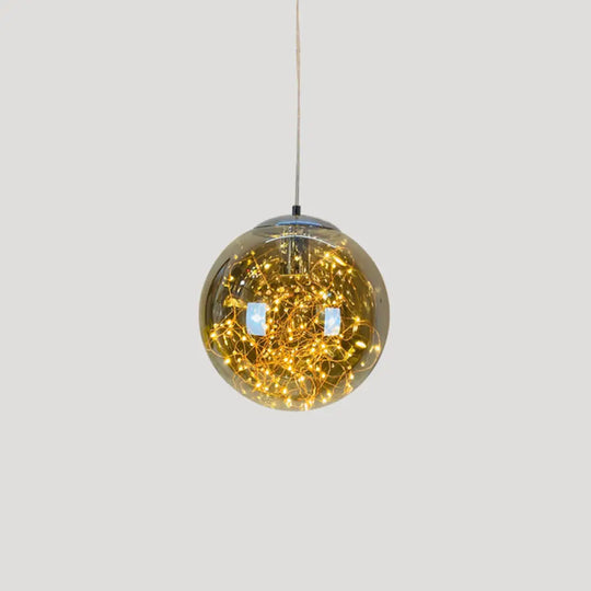 Sleek Geometric Led Pendant Light Suspension Fixture With Clear Glass For A Stunning Bedroom