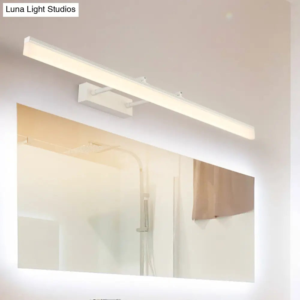 Sleek Led Mirror Light: Extendable & Wall-Mounted Ideal For Bathrooms