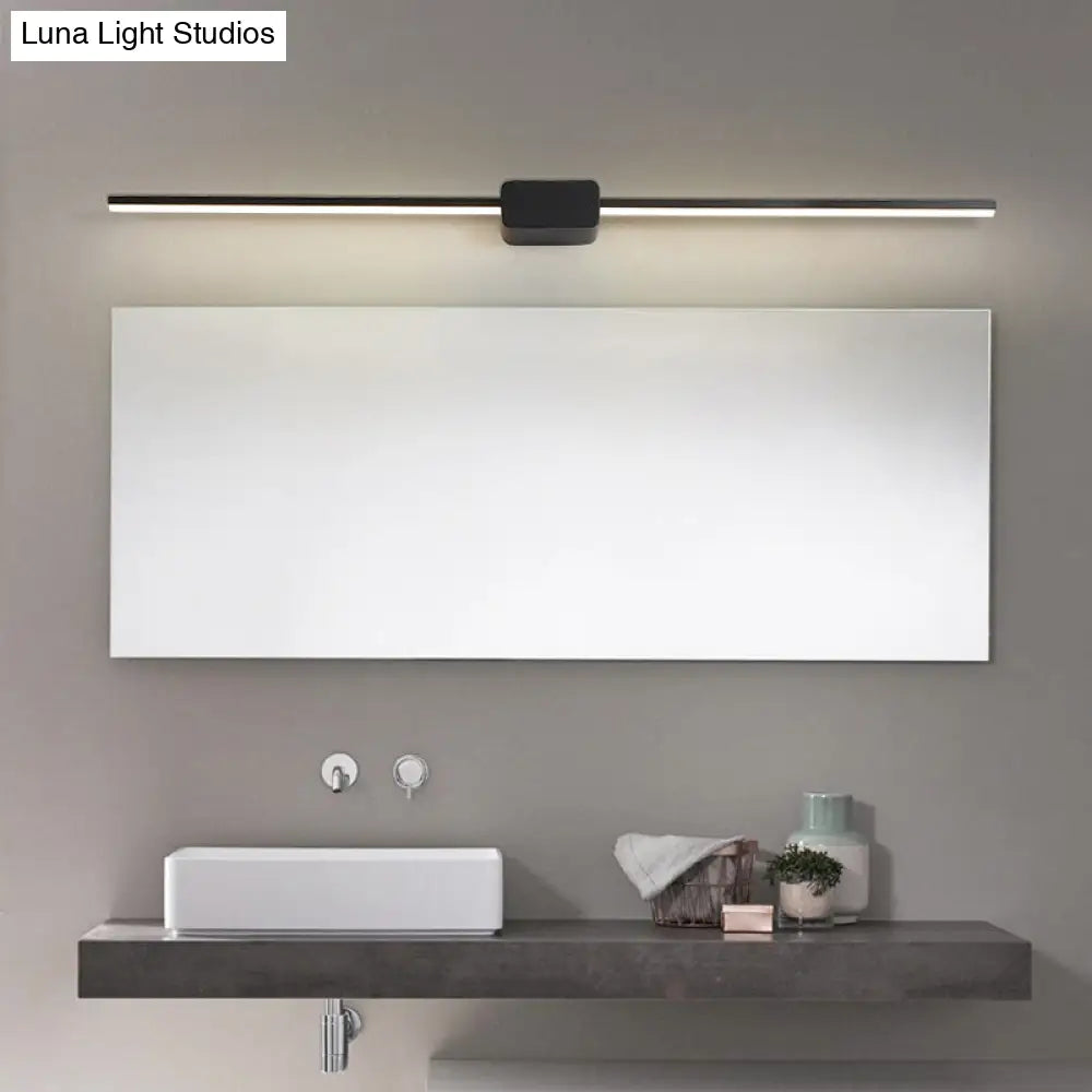 Sleek Led Sconce For Minimalist Bathroom Vanity Lighting