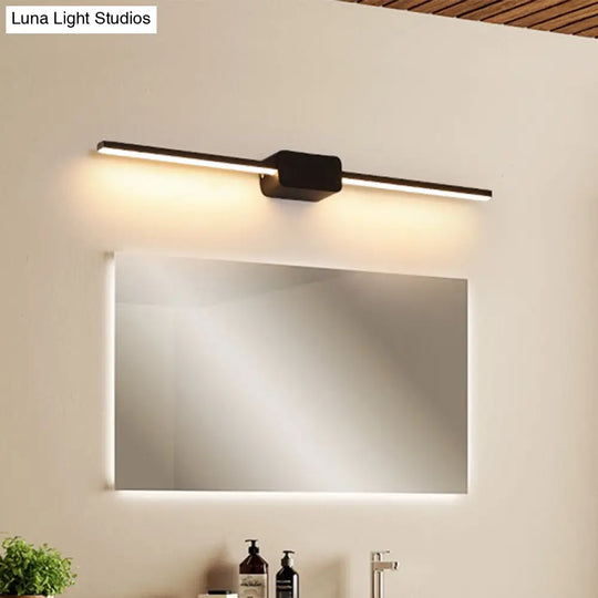 Sleek Led Sconce For Minimalist Bathroom Vanity Lighting