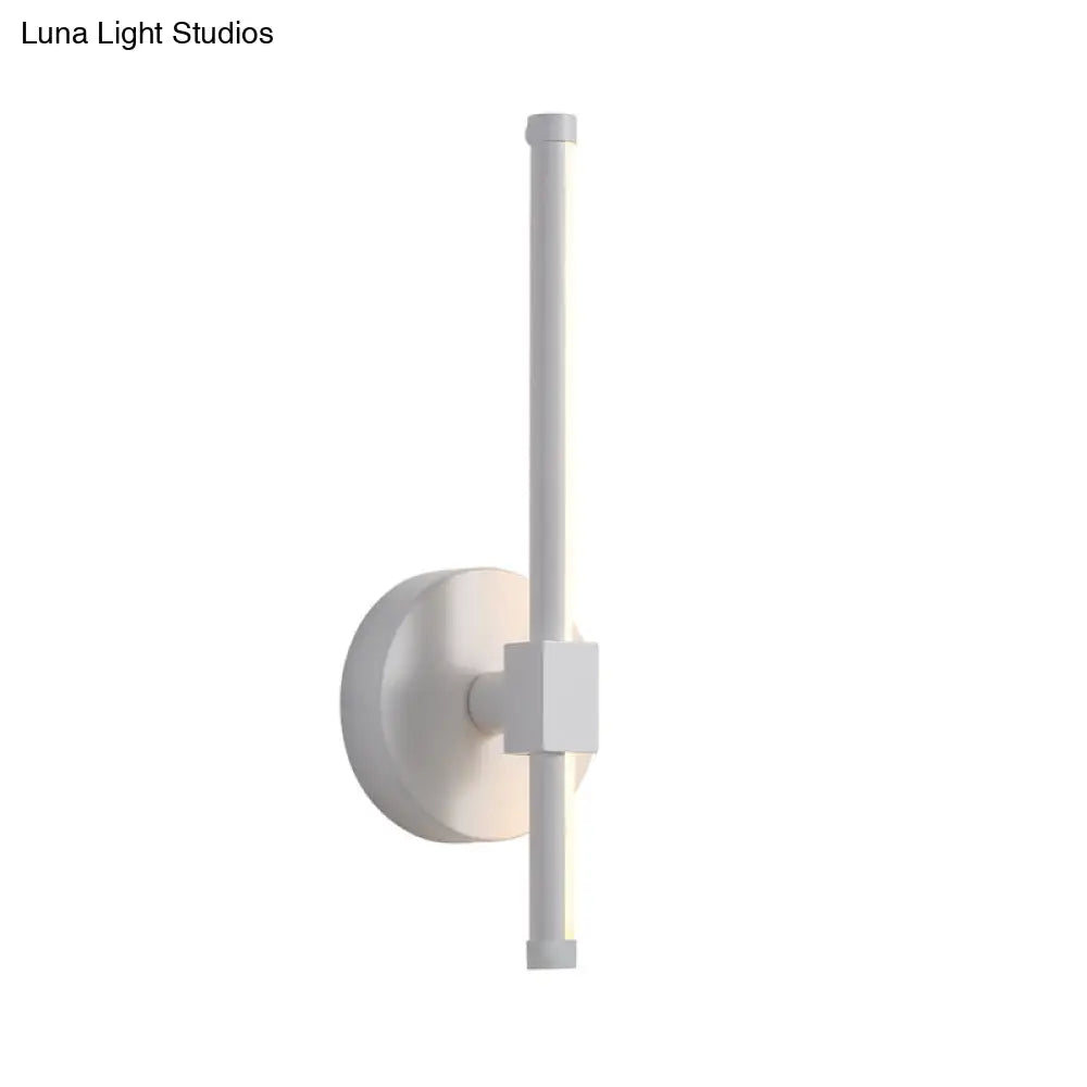 Sleek Led Wall Sconce Light For Living Room - Simplicity Stick Design