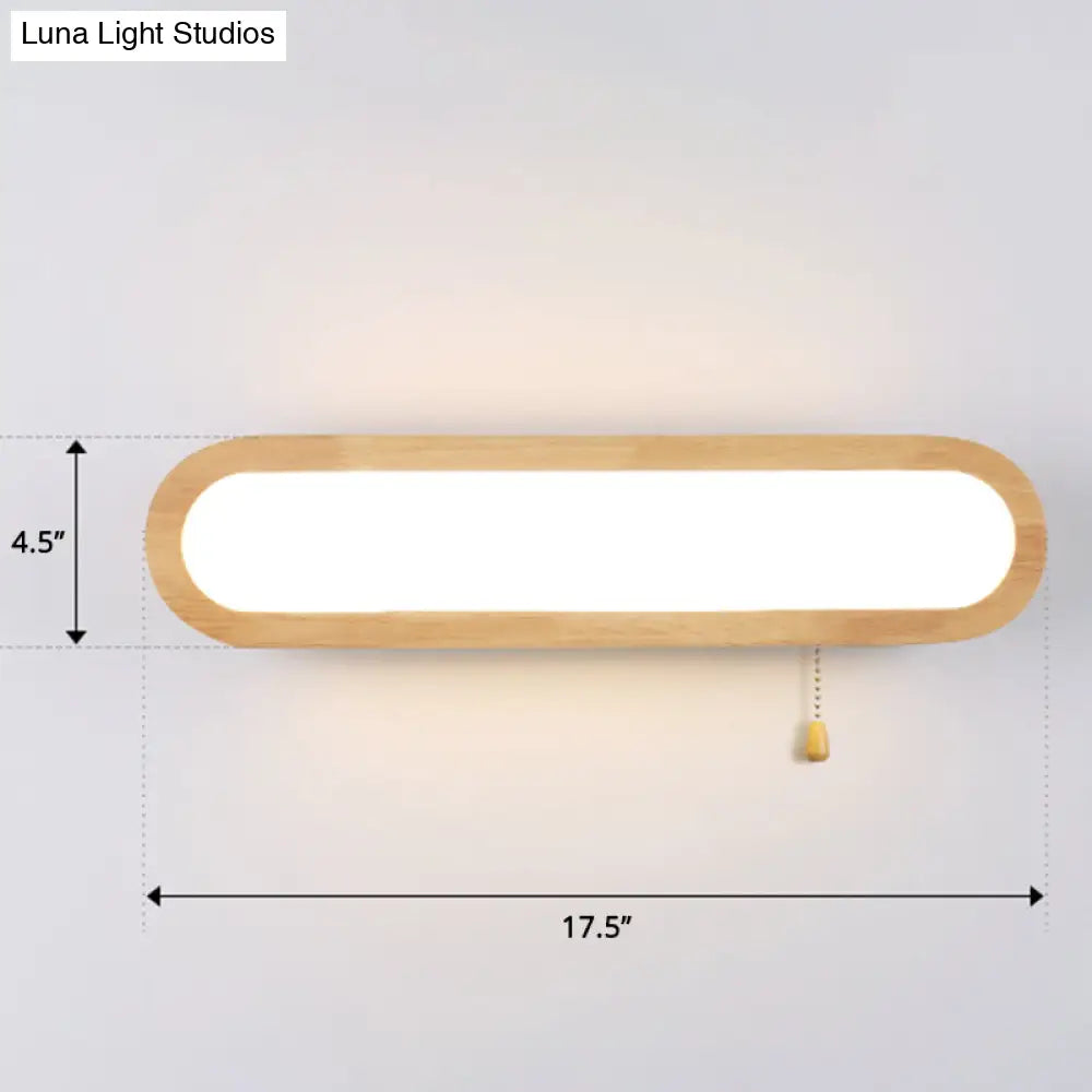 Sleek Led Wall Sconce With Acrylic Diffuser - Ideal For Hallways