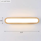 Sleek Led Wall Sconce With Acrylic Diffuser - Ideal For Hallways