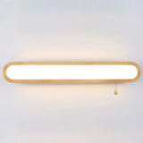 Sleek Led Wall Sconce With Acrylic Diffuser - Ideal For Hallways Beige / 25.5